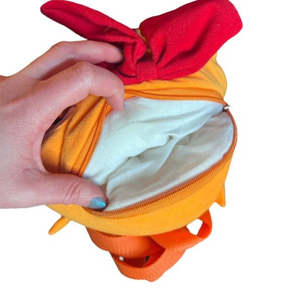 Vintage 2000 Y2K The Powerpuff Girls Blossom Plush Novelty Backpack - Picture 4 of 6